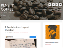 Tablet Screenshot of pensncoffee.com